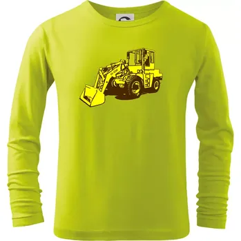 Chlapecké oblečení HON UN 053 - Triko dětské Long Sleeve - 104-110cm / 3-4 roky ( Limetková )