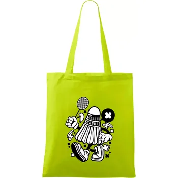 Badmintoňák - Taška bavlněná - 42 x 38 cm ( Limetková )