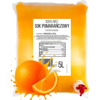100% POMERANČOVÁ ŠŤÁVA LISOVANÁ ZA STUDENA NFC 5L PURE PRESS