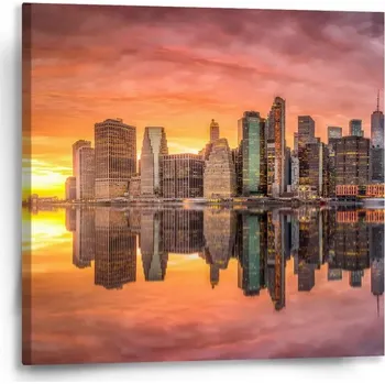 Obraz Sablio Obraz New York Západ slunce - 50x50 cm