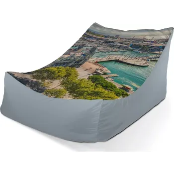 Sedací pytel Sablio Sedací vak Lounge Barcelona Přístav - 80 x 95 x 50 cm