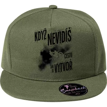 Pánské tričko Když nevidíš cestu, tak si ji vytvoř, ENDURO, V3 - Kšiltovka, čepice 5P RAP - nastavitelná