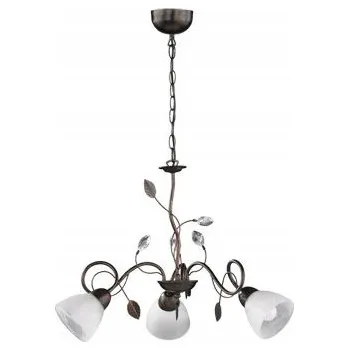 ZÁVĚSNÁ LAMPA TRIO TRADITIO 110700328 HNĚDÁ