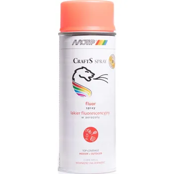 Barva ve spreji CRAFTS LAK FLUORESCENČNÍ SPREJ BARVA ČERVENÝ