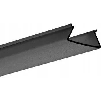 LED osvětlení Kryt/Profil KLUŚ FOLED černý pro LED pásek - 2m