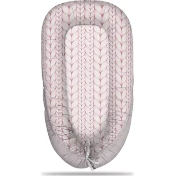 Hnízdečko pro miminko Sablio Hnízdečko pro miminko Starorůžové pletení