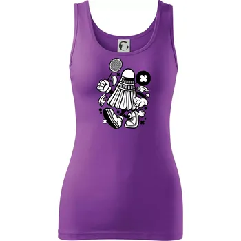 Dámské tričko Badmintoňák - Dámské tílko - XS ( Fialová )