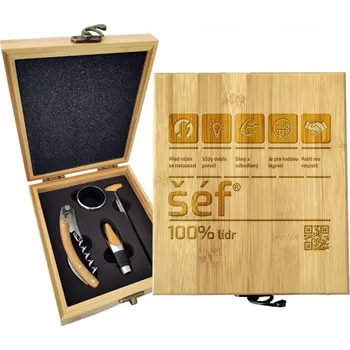 Víno Sablio Dárková sada na víno Šéf: 147×168×49 mm