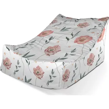 Sedací pytel Sablio Sedací vak Lounge Romantické pryskyřníky - 80 x 95 x 50 cm