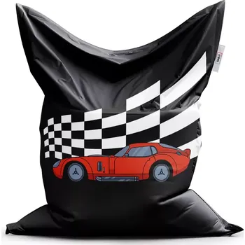 Sedací pytel Sablio Sedací vak Classic Závodní auto - 150x100 cm