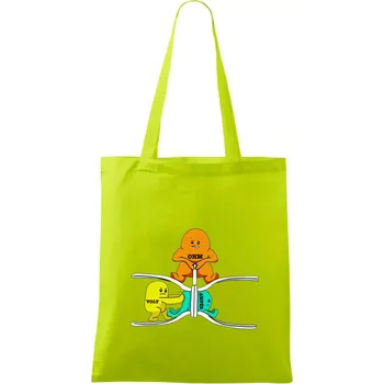 Elektřina v praxi - Taška bavlněná - 42 x 38 cm ( Limetková )