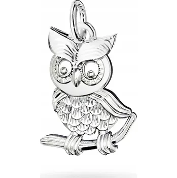 Přívěsek STŘÍBRNÝ PŘÍVĚSEK Přívěsek ryzost 925 SOVA SOVIČKA