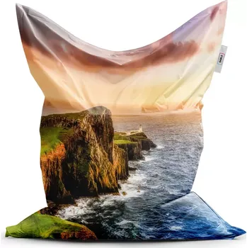 Sedací pytel Sablio Sedací vak Classic Skalnaté pobřeží - 150x100 cm