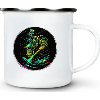 Vzlet terénem - Plechový hrnek VELKÝ 400ml (500 ml po okraj) - 400 ml