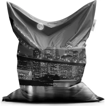 Sedací pytel Sablio Sedací vak Classic Noční New York 2 - 150x100 cm