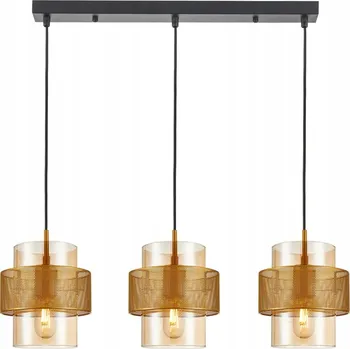 Závěsné svítidlo VINOTI ITALUX PND-22132-3S-GD-AMB