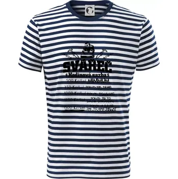 Pánské oblečení Svářeč - hodinová sazba - Triko na vodu - L ( Prouhovaná )