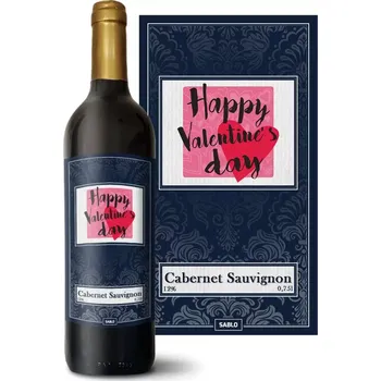 Víno Sablio Červené víno Happy Valentine’s day: 0,75 l