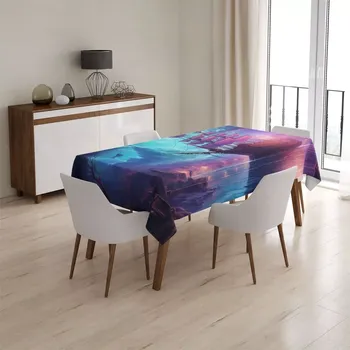 ubrus Sablio Ubrus Magická plachetnice pod měsícem - 90x90 cm