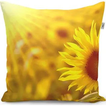 Polštář Sablio Polštář Slunečnice 3 - 40x40 cm