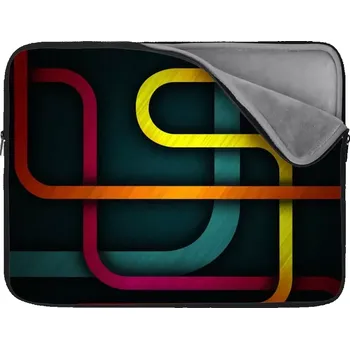 pouzdro na notebook Sablio Obal na notebook Barevné klikyháky - 13"