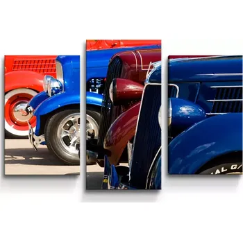 Obraz Sablio Obraz - 3-dílný Veteráni - 75x50 cm