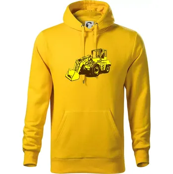 Pánská mikina HON UN 053 - Mikina pánská Cape s kapucí - S ( Žlutá )