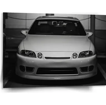 Obraz Sablio Obraz Bílé sportovní auto - 150x110 cm