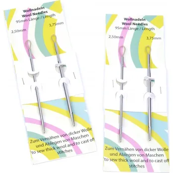 Jehly na vlnu s ouškem, barva Viz foto