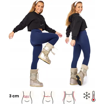 Dámské legíny Bellivalini Dámské legíny Legíny s zateplenými střapci Zima BLV50-321