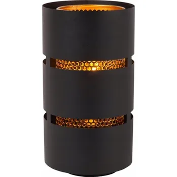 Lampička Stolní lampa LUCIDE Rosas černá, žlutá 40 W