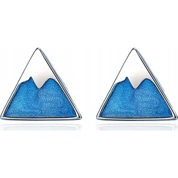 Náušnice Náušnice Fraise Mountain view modré Stříbro S925