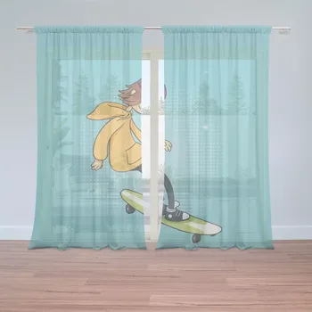 Záclona Sablio Záclony Skejťák: 2ks 150x250cm