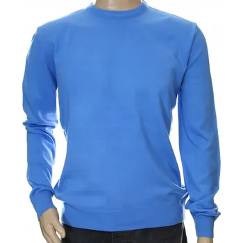 Pánský svetr Pánský svetr z kašmíru a merino vlny XL kašmírový niebieski 107