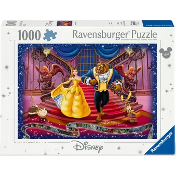 Puzzle Ravensburger Puzzle 1 dílek RAVENSBURGER 1000 dílků Disney Classics kráska a zvíře