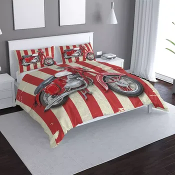 Povlečení Sablio Povlečení Jawa panelka Pruhy - 140x220 / 90x70