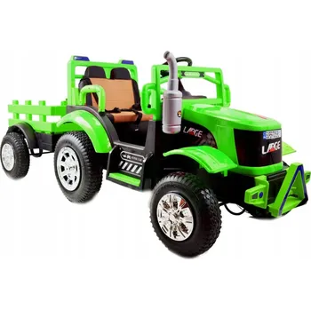 autíčko MEGA TRAKTOR VELKÝ S PŘÍVĚSEM, NAFUKOVACÍ KOLA, DÁLKOVÉ OVLÁDÁNÍ, FUNKCE HOUPÁNÍ/SH66