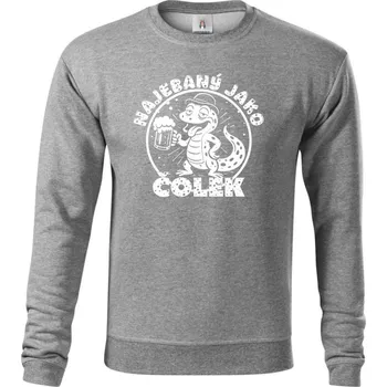 Chlapecké tričko Najebaný jako čolek, bílý tisk - Pánská mikina ESSENTIAL - 3XL