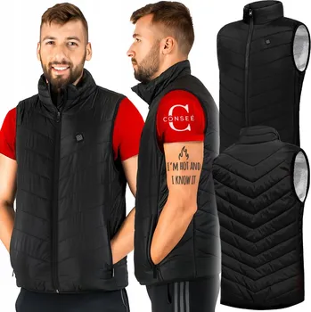 Pánská vesta Pánská vesta Conseé YD-M01 černá, velikost L