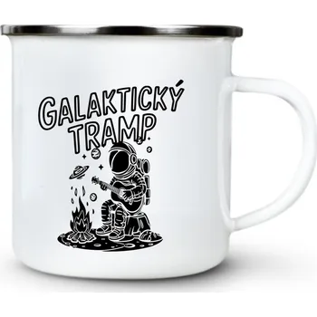 Galaktický tramp, V2 - Plechový hrnek VELKÝ 400ml (500 ml po okraj) - 400 ml