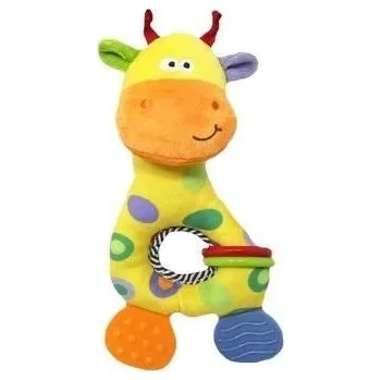Žirafa Senzorická 20 cm Barevné Prvky Plyšová Hračka Pro Nejmenší