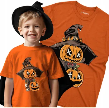 Chlapecké tričko Meeboo dětské tričko oranžové bavlna velikost 140