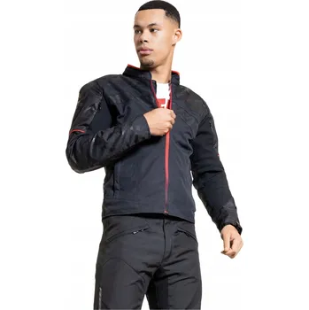 Moto bunda REKURV E-11.02 Motocyklová bunda Městská textilní sportovní pánská vel. 56/XXL