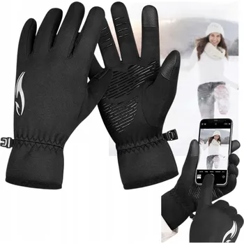 Rukavice Zimní dotykové rukavice: voděodolné, větruodolné a zateplené