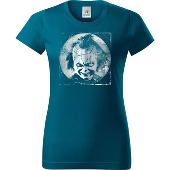 Chucky se vrací, bílý tisk - Dámské tričko Basic - Nejoblíbenějí - XL