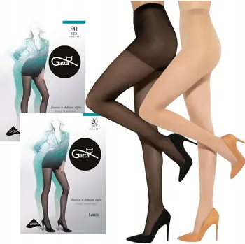 Dámské punčochy Hladké Punčocháče Gatta Laura 20den černé, velikost 5