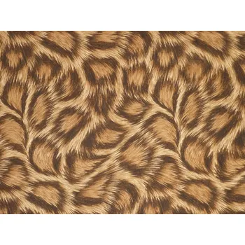 hedvábná šatovka 3328 zvířecí vzor