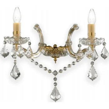 Nástěnné svítidlo Nástěnné svítidlo FLORIAN AP2, zlatá barva (35659) Ideal Lux