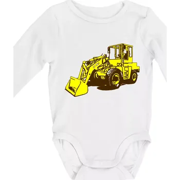 Kojenecký body HON UN 053 - Body kojenecké s dlouhým rukávem - Dlouhý r. do 3 měs ( Bílá )