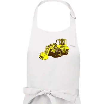 Kuchyňská zástěra HON UN 053 - Dámská zástěra na vaření - Univerzální velikost ( Bílá )